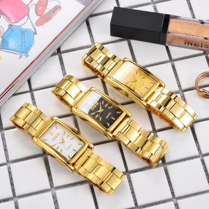 Montres-bracelets Fashion Square Watch Ladies Wish Gold Quartz Bar Nail Wholesale