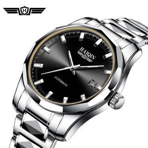 Montres-bracelets HAIQIN Mécanique Automatique Montres Pour Hommes Hommes Top Hommes Montre En Acier Étanche Montre-Bracelet Reloj Hombres 2023