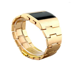 Montres-bracelets hommes montre LED de luxe mode Sport montres mouvement électronique étanche horloge cadeaux pour travail bureau conférence
