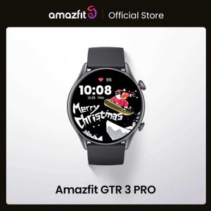 Montre-bracelets Nouveaux Amazfit GTR 3 Pro GTR3 Pro GTR-3 Pro Smartwatch AMOLED Affichage Zepp OS App Livrage de la batterie de la batterie pour Andriod 240423