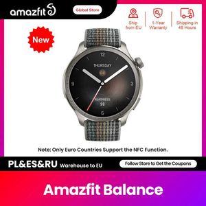 Montres-bracelets Nouvelle montre intelligente mondiale avec balance Amazfit 1.5 Écran HD Téléphone double bande AMOLED avec appels Bluetooth GPS intégré Alexa Smartwatch 240319