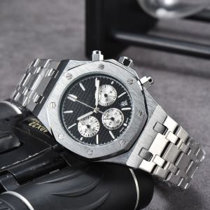 Montres-bracelets pour hommes et femmes, à Quartz, avec tout cadran, marque de luxe, chronographe, horloge, ceinture en cuir, mode, nouvelle collection