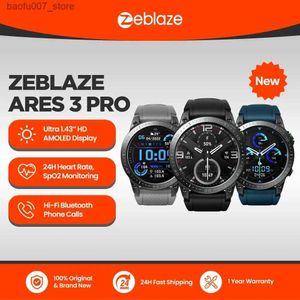 Montre-bracelets New Zeblaze Ares 3 Pro Ultra HD AMOLED VOICE CALLE Intelligence + HEAD HEALTHINE HEALLING Intelligence en mode sport