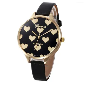 Montres-bracelets NO.2 Relojes Mode Femmes Casual Faux Cuir Bande Dames Quartz Analogique Montre-Bracelet Horloge Femme En Gros