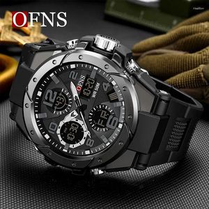 Montres-bracelets de montres masculines de haut style 5atm Sport Military Military LED Digital Wristwatch Quartz Watch for Men Clock Relogio