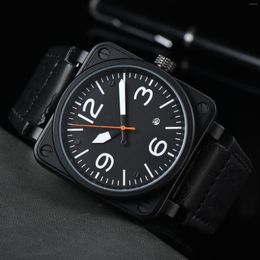 Relojes de pulsera Relojes originales Alta calidad 77 Órdenes de la hora mundial Luminous Ross Series Pulsera de aleación Hombre Mecánico