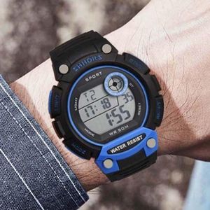 Montres-bracelets Shhors mode LED montres numériques hommes sport grand cadran électronique baisse de prix Reloj Hombre