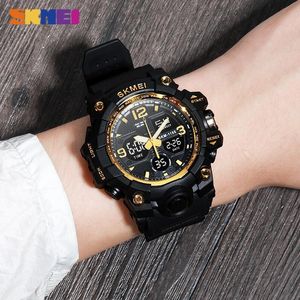 Wallwatches Skmei Fashion Men Clock 5Bar Imploude Male Sport Watches Montre Homme 1155B Estilo antiguo 4 tipos de color caída