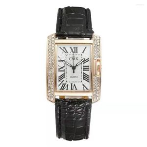 Relojes de pulsera SMVPWomen Starry Sky Watch Luxury Rose Gold Diamond Relojes Ladies Casual Leather Band Reloj de pulsera de cuarzo Reloj femenino Zegarek