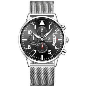 Relojes de pulsera, reloj de pulsera militar luminoso multifuncional de 6 pines, reloj de vuelo de aviación de gama alta, regalo personalizado, relojes de pulsera para hombres