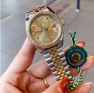 Relojes de pulsera Reloj de mujer Tamaño de dama 26 mm Chica Reloj de pulsera de cristal de zafiro Relojes de movimiento mecánico automático
