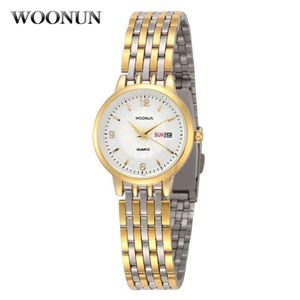 Montres-bracelets Femmes Montres Dames Top Marque De Luxe En Acier Inoxydable Date Jour Quartz Bracelet Pour Femme Genève Or 221010