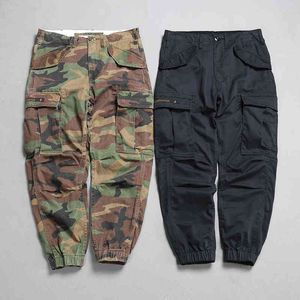 Pantalones Wtaps, pantalones Cargo góticos, ropa informal japonesa para hombres y mujeres, monos Hip Hop Harajuku, pantalones de chándal de algodón, chándal para correr 2021 H1223