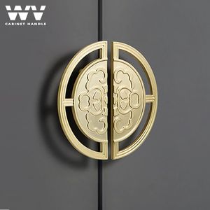 WV semi-cercle de luxe armoire de cuisine de ranget de rangement de rangement de portes en or Dessin Duptoir Poignée de garde-robe 32 mm64 mm