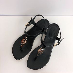X 2020MK été nouvelle boucle en métal rivet designer sandales talon épais clip orteil femmes chaussures de soirée