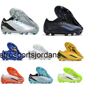 nouveau crampons de football pour terrain ferme X CRAZYFAST.3 Chaussure de football pour homme : noir, vert, violet, blanc, rouge, tailles 39-45