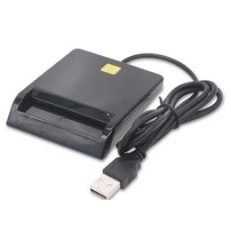 Lecteur de carte à puce X01 USB pour carte bancaire IC / ID lecteur de carte EMV haute qualité pour Windows 7 8 10 Linux OS USB-CCID ISO 7816
