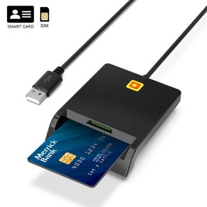 X01 lecteur de carte à puce USB pour carte bancaire IC/ID lecteur de carte EMV de haute qualité pour Windows 7 8 10 Linux OS USB-CCID ISO 7816
