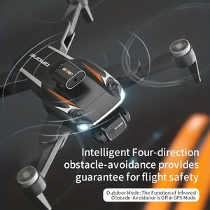 Grand drone X25 pour éviter les obstacles, double caméra 8K + GPS, retour au décollage à une touche, contrôle par application, retour automatique, commutation haute/basse vitesse, mode sans tête