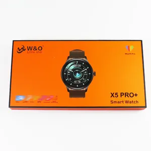 X5 Pro + Relojes montre intelligente 1.46 pouces écran HD longue durée de vie de la batterie montre-bracelet GPS NFC paiement sans fil charge Smartwatch 2024