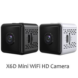 X6D sans fil HD WiFi 4K 1080P Mini caméra enregistreur de sports d'intérieur et d'extérieur caméscope DV Vision nocturne caméras vidéo sécurité à domicile