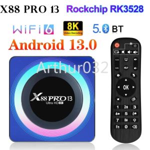 X88 PRO 13 Android Smart TV Box WIFI6 4GB 32GB 64G 8K HD Media Player BT RK3528 Set Top Box ZZ