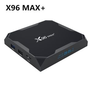 X96 Max plus Android9.0 tv box S905X3 DDR 4GB 32GB 64GB android avec 2.4G 5G WIFI 1000M Lan Bluetooth 4.1 Medial Player