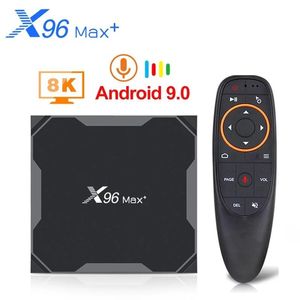 X96MAX+ Android 9.0 TV Box, Amlogic S905X3 Quad Core, 4/64 Go, Dual WiFi 2.4/5.0G, 8K HD, 1000M Ethernet, Jeux de films en streaming