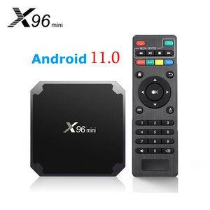 X96MINI NOUVEAU Android 11.0 TV Box X96 MINI S905W2 Quad Core Support 2.4G 5.8G Wiless WiFi Media set-top