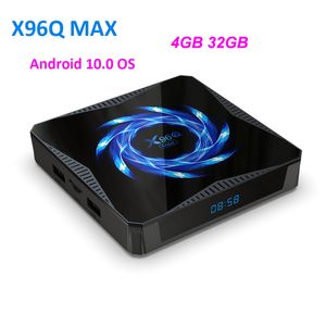 X96Q Max Smart TV BOX 4GB 32GB Android 10 Allwinner H616 6K 4K HD lecteur multimédia 2.4G/5G Wifi BT5.0 Youtube Google Play décodeur