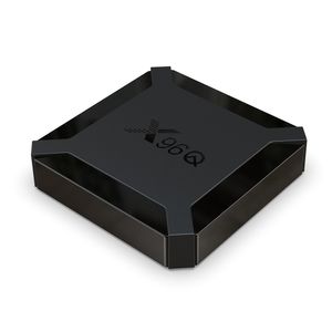 X96Q TV Box Android 10.0 2GB RAM 16GB ROM Allwinner H313 Quad-Core 64bit avec WiFi 2.4G USB Ultra HD 4K H.265 3D Home Smart TV Box