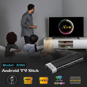 X96S TV Stick Android 8.1 TV Box Amlogic S905Y2 DDR 2GB 16GB 4GB 32GB BT 4K MINI Dongle Inteligente