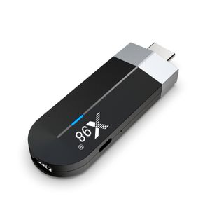 X98 S500 Smart Tv stick Android TV Box 11 2G/16G 4G/32G 3D Video 4K 2.4G 5G Wifi Bluetooth Quad-Core Set topbox receiver