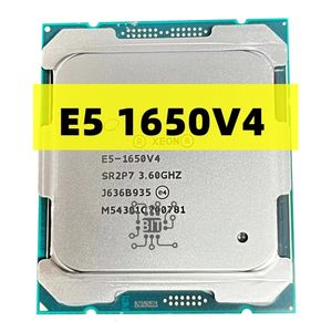 Xeon Processor SR2P7 E5 1650V4 3.6GHZ 6-Core 15MB SmartCache 140W E5 1650 V4 LGA2011-3 E5-1650V4 Cpu 240115