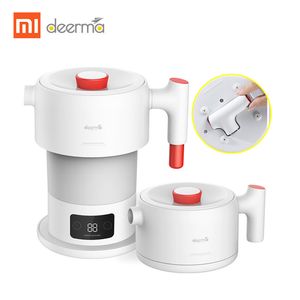 Xiaomi Deerma Electric Folding Water Kettle, 0.6L Smart Flask Pot with Auto Power-Off Protection, Portable Travel Kettle for Home and Outdoor Use