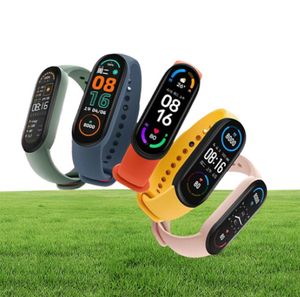 Xiaomi Mi Band 6 Bracelet intelligent 4 couleurs écran tactile Miband 7 Bracelet Fitness moniteur d'oxygène sanguin moniteur de fréquence cardiaqueSmartband fro4309212