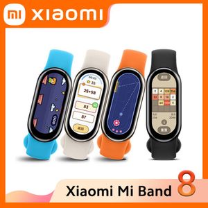Xiaomi Mi Band 8 Smart Watch, 60Hz Sports Bracelet with Blood Oxygen, Heart Rate, and Sleep Monitoring, Waterproof Fitness Tracker Gift for Boyfriend or Girlfriend