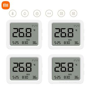 XIAOMI Mijia Smart Bluetooth Termómetro 3 Big LCD Inalámbrico Eléctrico Digital Higrómetro Temperatura y Humedad 3 para Mijia APP