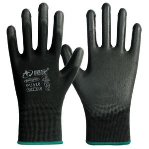 Ventas de protección manual de Xingyu PU508/PU518 Photo ligeramente Photo Antiatic Electric Palm Coloque el dedo Guantes de protección de fábrica electrónica