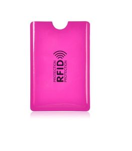 Xiruoer Pochettes pour cartes bancaires roses 9,2x6,2 cm Pochette de sécurité en aluminium pour sacs de cartes de crédit Protection contre la lecture 13,56 MHz Pochette pour cartes NFC 1000 pièces