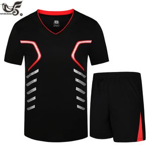 XIYOUNIAO grande taille M ~ 7XL 8XL 9XL été hommes séchage rapide t-shirt survêtement décontracté sport hommes ensembles 2 pièces vêtements de sport t-shirt ensemble