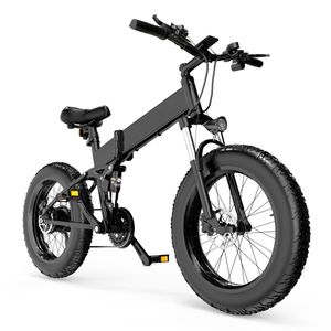 XQS-H26 Electric Bike 26 Inch Folding Ebike 1000W 48V12.8AH IPX7 Waterproof Mens woman Mountain Go out artifact Electric Bicycle