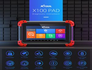 X100 PAD AUTO Auto Key Programmer Huile Rest Tool Odomètre Réglage de la mise à jour en ligne X100PAD Fonction comme X300 Pro9985500