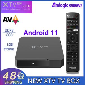 Android 11 Smart Box XTV SE2 Lite S905W2 2G 8G WiFi Xtream Stalkerid 4K ATV Live AV1 Media Player