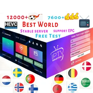 XXX M3U Servidor estable Europa World 35000 Live Vod Sports Android Smarters Pro Mag UK Francia Francia Sweden Canadá EE. UU. Alemania España Árabe