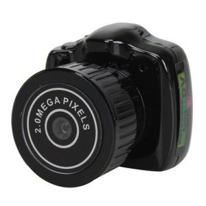 Y2000 Hide Candid HD Le plus petit mini caméscope de photographie numérique Enregistreur audio vidéo DVR DV Caméscope Portable Web Micro caméra