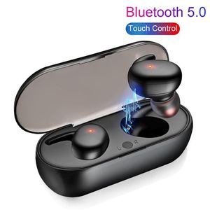 Y30 TWS Wireless Blutooth Écouteurs 5.0 Bruit Annulation Casque Casque HIFI 3D STEREO SON MUSIQUE SOULISSEURS IN ERÊT POUR LE TÉLÉPHONE SMART ANDROID