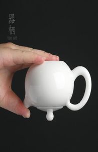 Yangzhi Jade Porcelaine blanche Xishi Pot Ceramic Kungfu Tea Set Single Teapot Dehua7851116