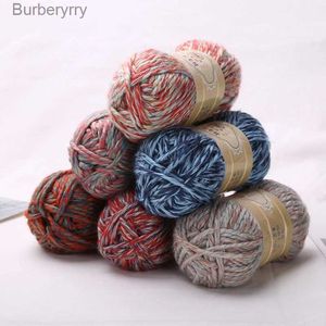 Fil 100g/boule fil à tricoter en coton épais lti-brin fil à crochet coloré pour chapeau de laine bandeau veste écharpe fil YarnL231013