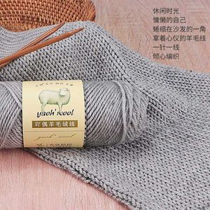 Le fil tricoté 42 couleurs Wollen est utilisé pour le bricolage pulls écharpes chapeaux boules bébé laine acrylique crochet vente en gros et expédition directe de 100g/boule P230601